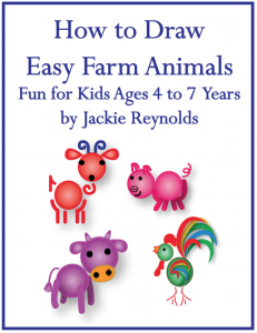 image of the cover of How to Draw Easy Farm Animals book